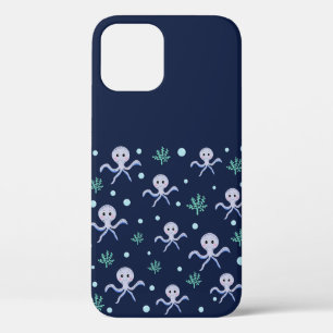 Octopus under the sea kids pattern iPhone 12 pro case