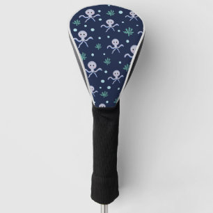 Octopus under the sea kids pattern golf head cover