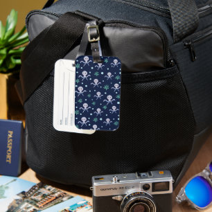Octopus under the sea kids pattern luggage tag