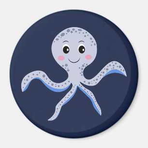 Octopus under the sea kids pattern magnet