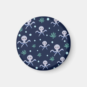 Octopus under the sea kids pattern magnet
