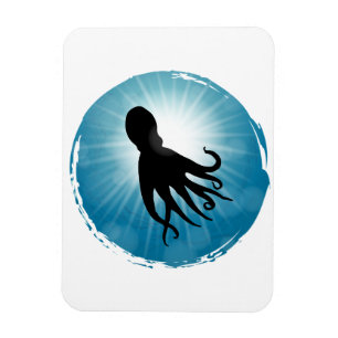 Octopus Underwater Aquatic Life Magnet