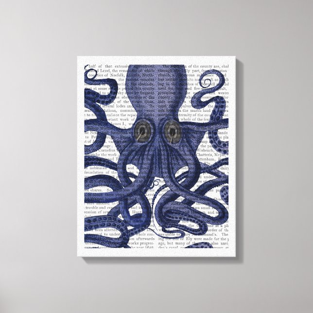Octopus Up-Close Canvas Print (Front)