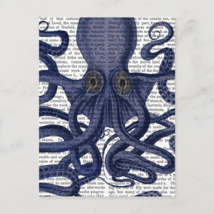 Octopus Up-Close Postcard