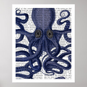 Octopus Up-Close Poster