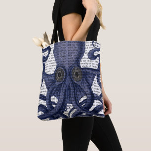 Octopus Up-Close Tote Bag