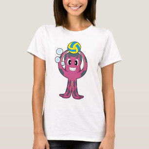 Octopus Volleyball player Volleyball Sports T-Shirt