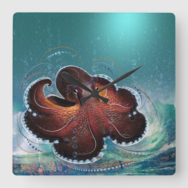 OCTOPUS - Wall Clock (Front)