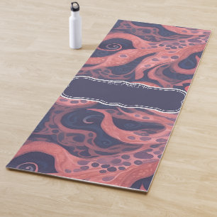 Octopus Watercolor Colorful Personalized Pattern Yoga Mat
