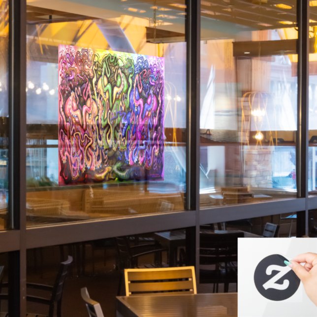 Octopus Window Cling (Restaurant Window)