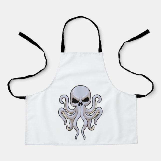 Octopus with 8 Arms & Skull Apron (Front)