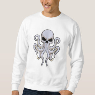 Octopus with 8 Arms & Skull Sweatshirt