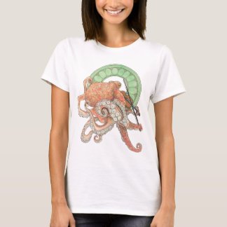 Octopus with a Fiddle T-Shirt