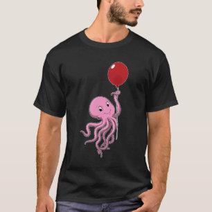 Octopus with Balloon T-Shirt