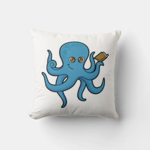 Octopus with Book Cushion