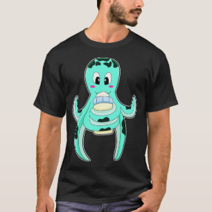 Octopus with Bottle of Milk T-Shirt