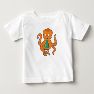 Octopus with Bottle.PNG Baby T-Shirt