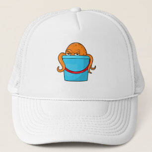 Octopus with Bucket Trucker Hat
