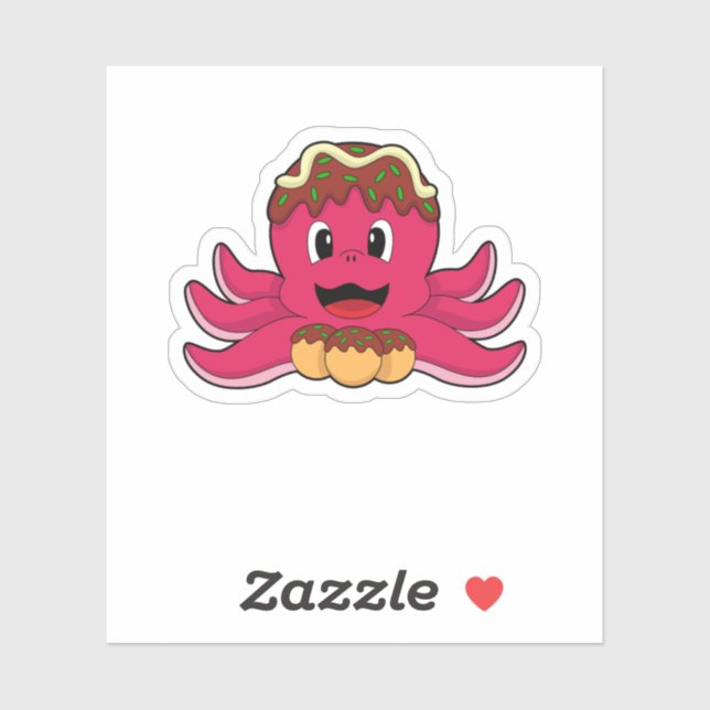 Octopus with Cake (Sheet)