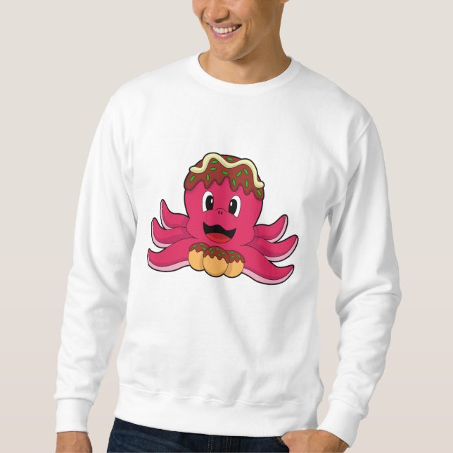 Octopus with Cake Sweatshirt (Front)