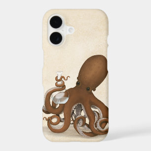 Octopus With Chemistry Flask Steampunk Science Fan
