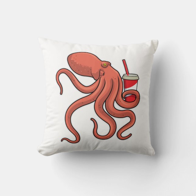 Octopus with Drink Cushion (Front)
