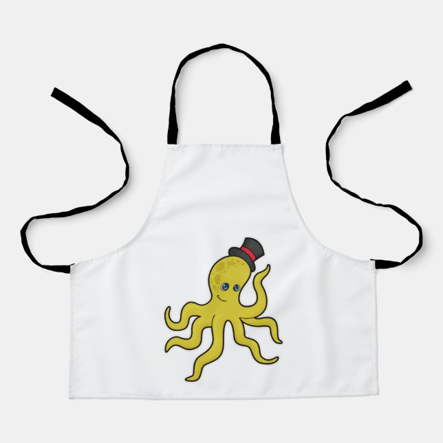 Octopus with Hat Apron (Front)