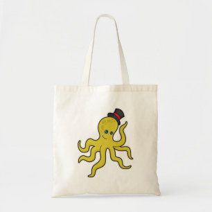 Octopus with Hat Tote Bag