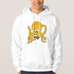 Octopus with Laptop Hoodie