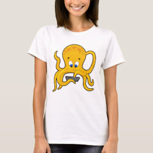 Octopus with Laptop T-Shirt