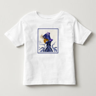 Octopus with Nautical Hat Toddler T-Shirt