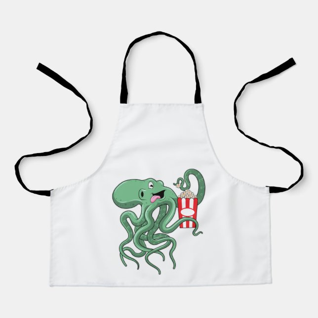 Octopus with Popcorn Apron (Front)
