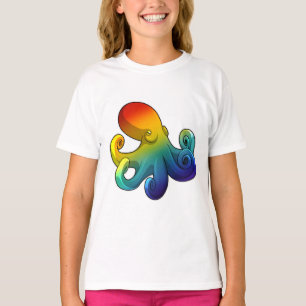 Octopus with Rainbow T-Shirt