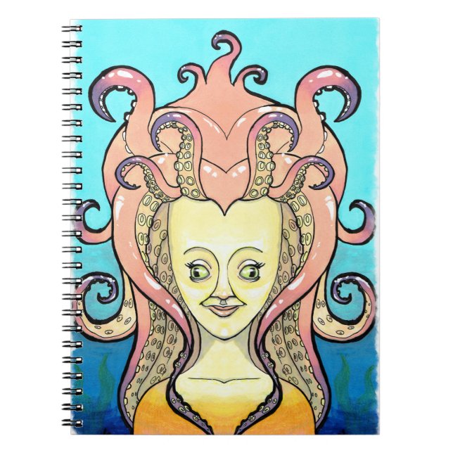 octopus woman notebook (Front)