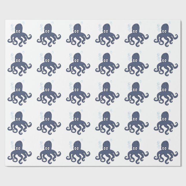 Octopus Wrapping Paper (Flat)