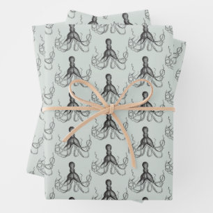 Octopus Wrapping Paper Sheet