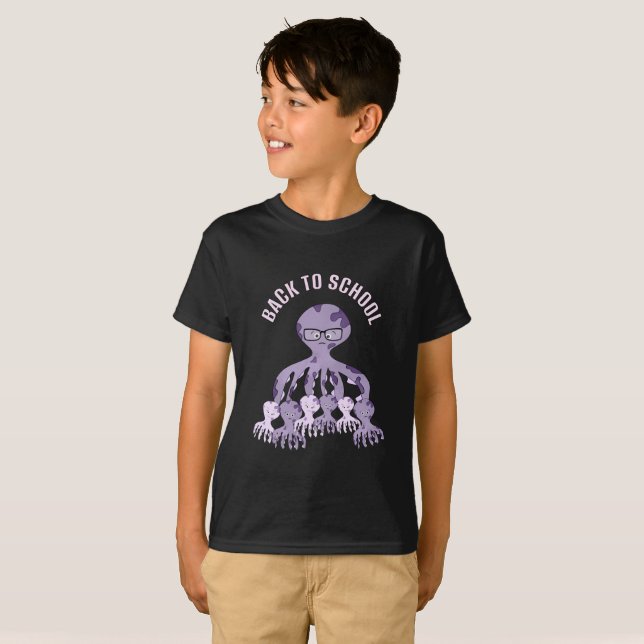 Octopuses back to school T-Shirt (Front Full)