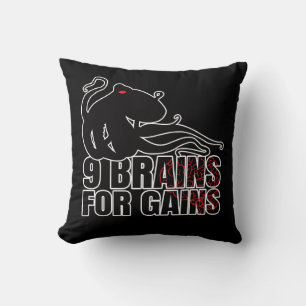 Octopuses Octopus Squid Cephalopoda – Marine Geek Cushion