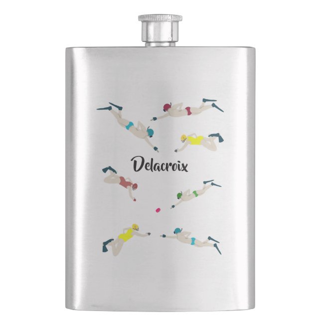 Octopush Hip Flask (Front)