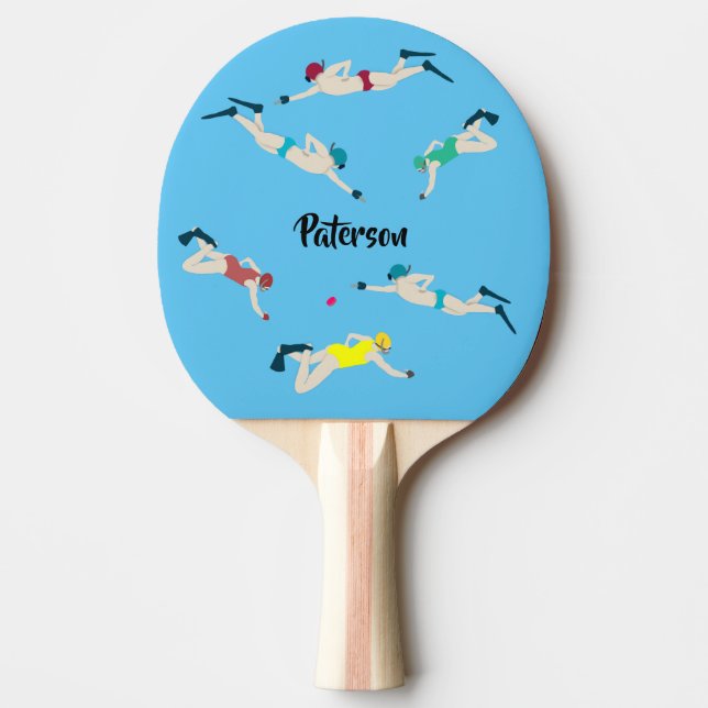 Octopush Ping Pong Paddle (Front)
