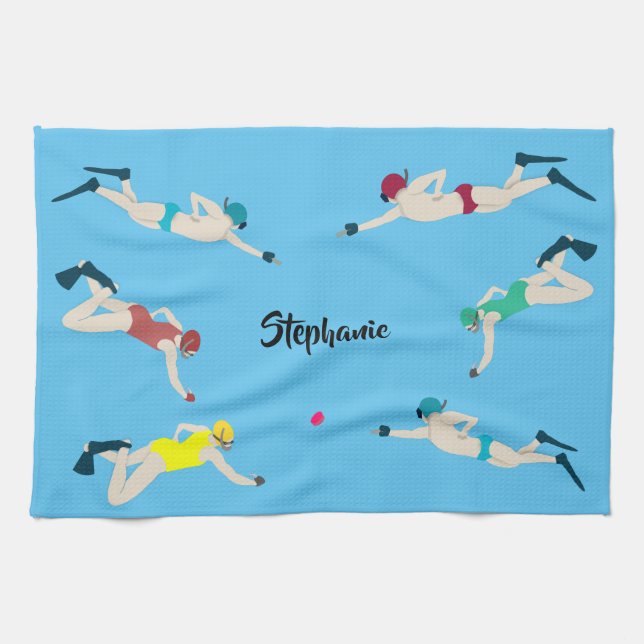 Octopush Tea Towel (Horizontal)