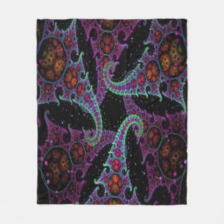 Octopus's Garden Fleece Throw Blanket