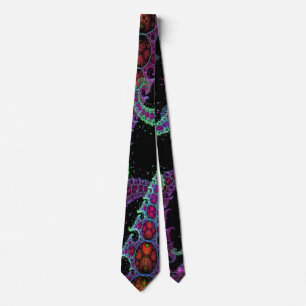 Octopus's Garden Fractal Custom Tie