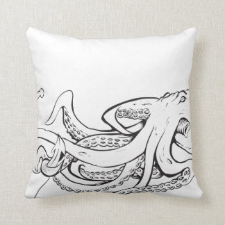 Octopuss With Anchor - Pillow! Cushion