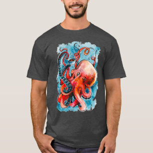 Octorista, everyones favourite cephalopod barista T-Shirt