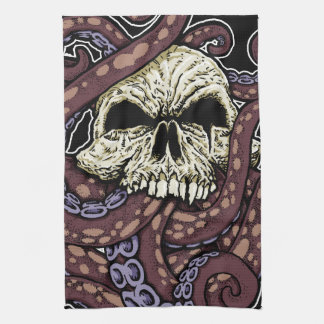 Octoskull Tea Towel