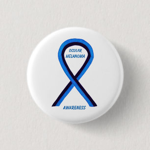 Ocular Melanoma Awareness Ribbon Angel Custom Pin