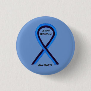 Ocular Melanoma Awareness Ribbon Angel Custom Pin