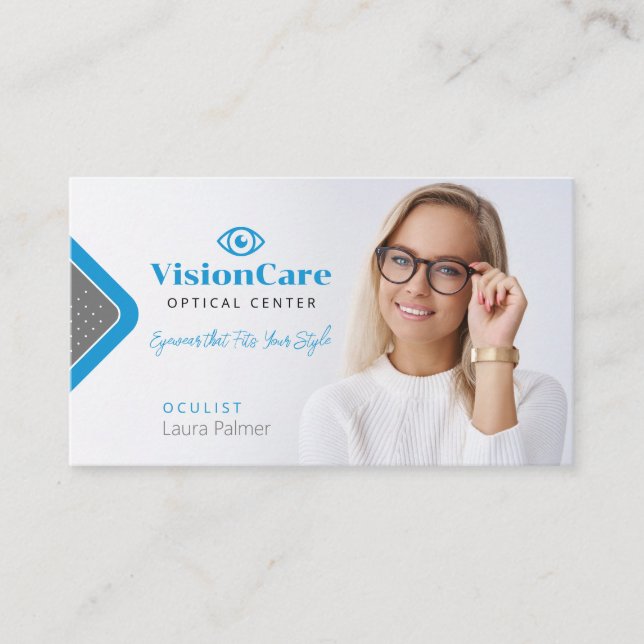 Oculist | Optical Centre Business Card (Front)