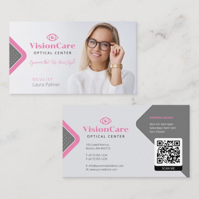 Oculist | Optical Centre Business Card (Front/Back)